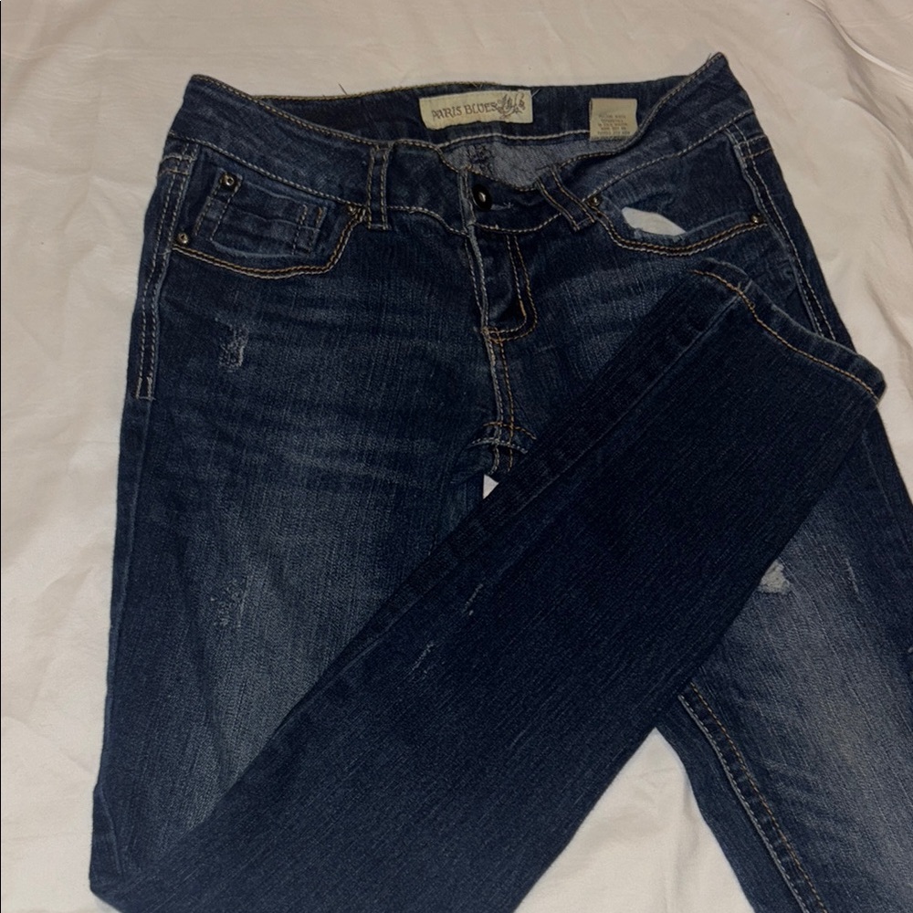 Paris Blues Blue Skinny Jeans Classic Style